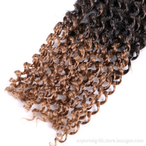 Synthetic Wholesale Nubian Pre Twisted Passion Water Wave Crochet Curly Braid Hair Passion Twist Hair